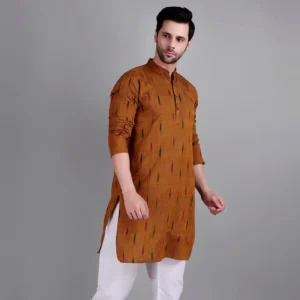 handloom ikkat kurta