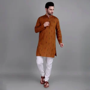 handloom ikkat kurta