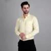 Lemon Yellow Semi Formal Shirt