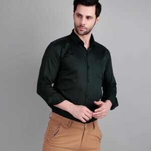 solid semi formal shirt