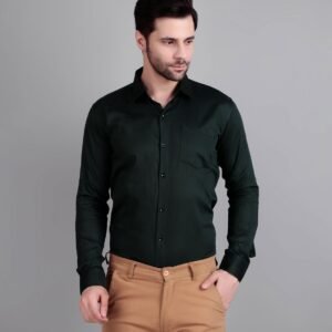 solid semi formal shirt