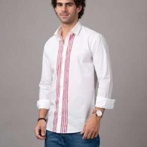 vertical stripe shirt