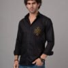 Casual Hand Embroidered Shirt