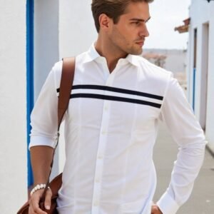 dor modern white cotton shirt